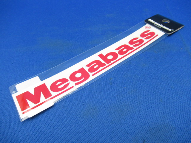 カッティングステッカー Megabass(15cm)